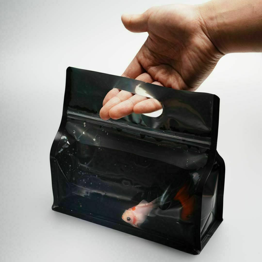 【観賞魚】メダカ 袋手提げ 横見 高級バッグ 10枚入 【めだか】 その他のペット用品(アクアリウム)の商品写真