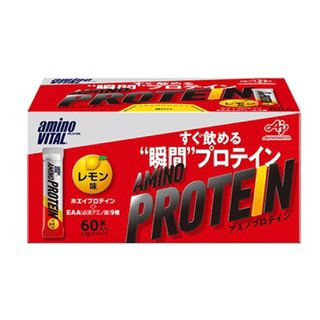 アジノモト(味の素)のアミノプロテイン　レモン味　60本入り　賞味期限2025年1月以降　匿名配送(アミノ酸)