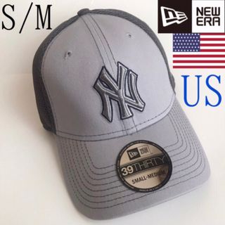 ニューエラー(NEW ERA)の極レア【新品】ニューエラ キャップ USA グレー S/M ヤンキース(キャップ)