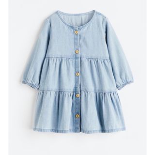 H＆M デニムワンピース 70~80(ワンピース)