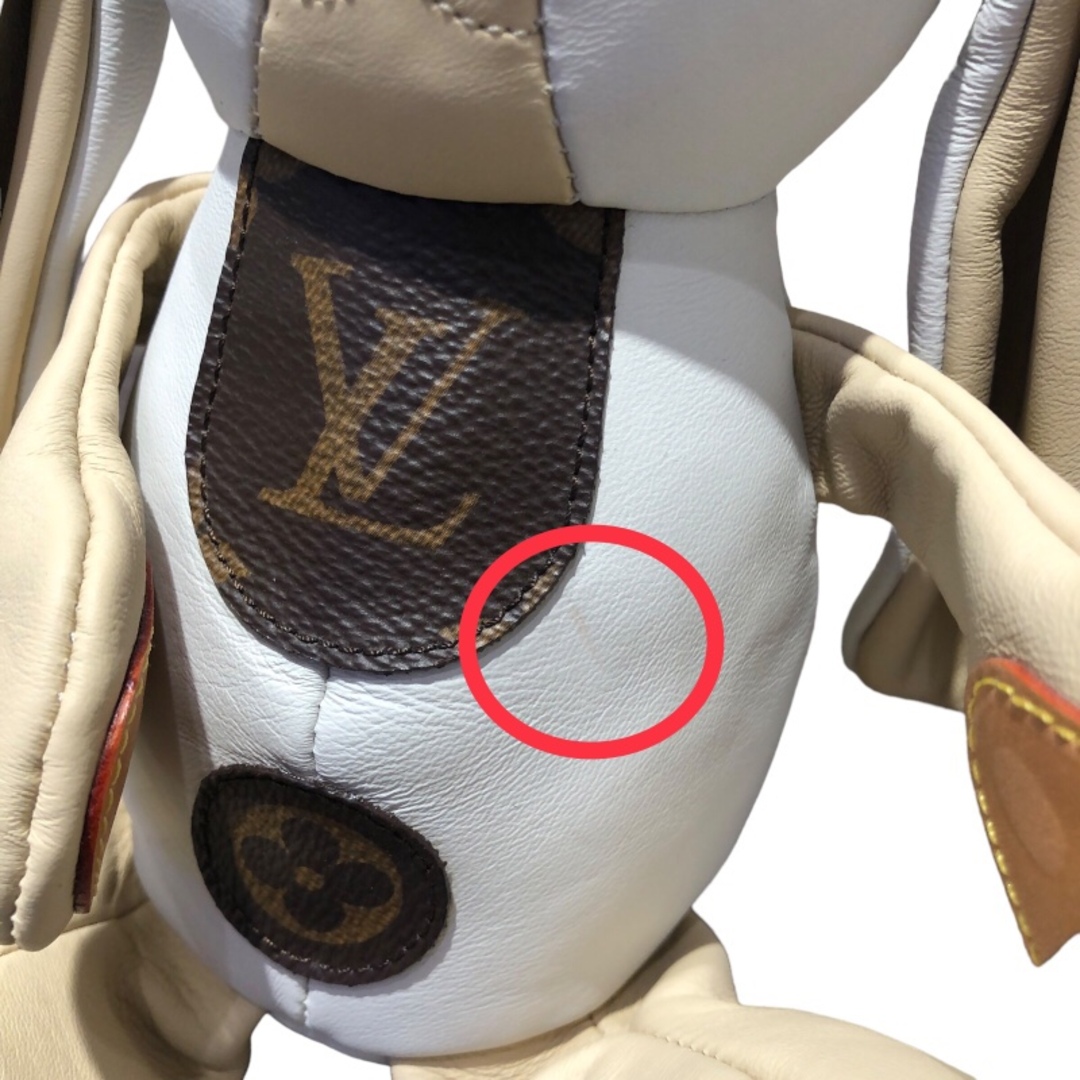 LOUIS VUITTON(ルイヴィトン)の　ルイ・ヴィトン LOUIS VUITTON ドゥドゥルイス　ウサギ GI0367 ホワイト/ベージュ/ブラウン レザー・モノグラム レディース その他小物 レディースのファッション小物(その他)の商品写真