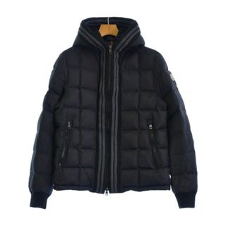 モンクレール(MONCLER)のMONCLER モンクレール ダウンジャケット/ダウンベスト 2(M位) 黒 【古着】【中古】(ダウンジャケット)