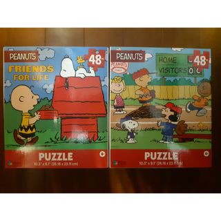 ピーナッツ(PEANUTS)のPEANUTS SNOOPY PUZZLE 48ピース×2セット(キャラクターグッズ)