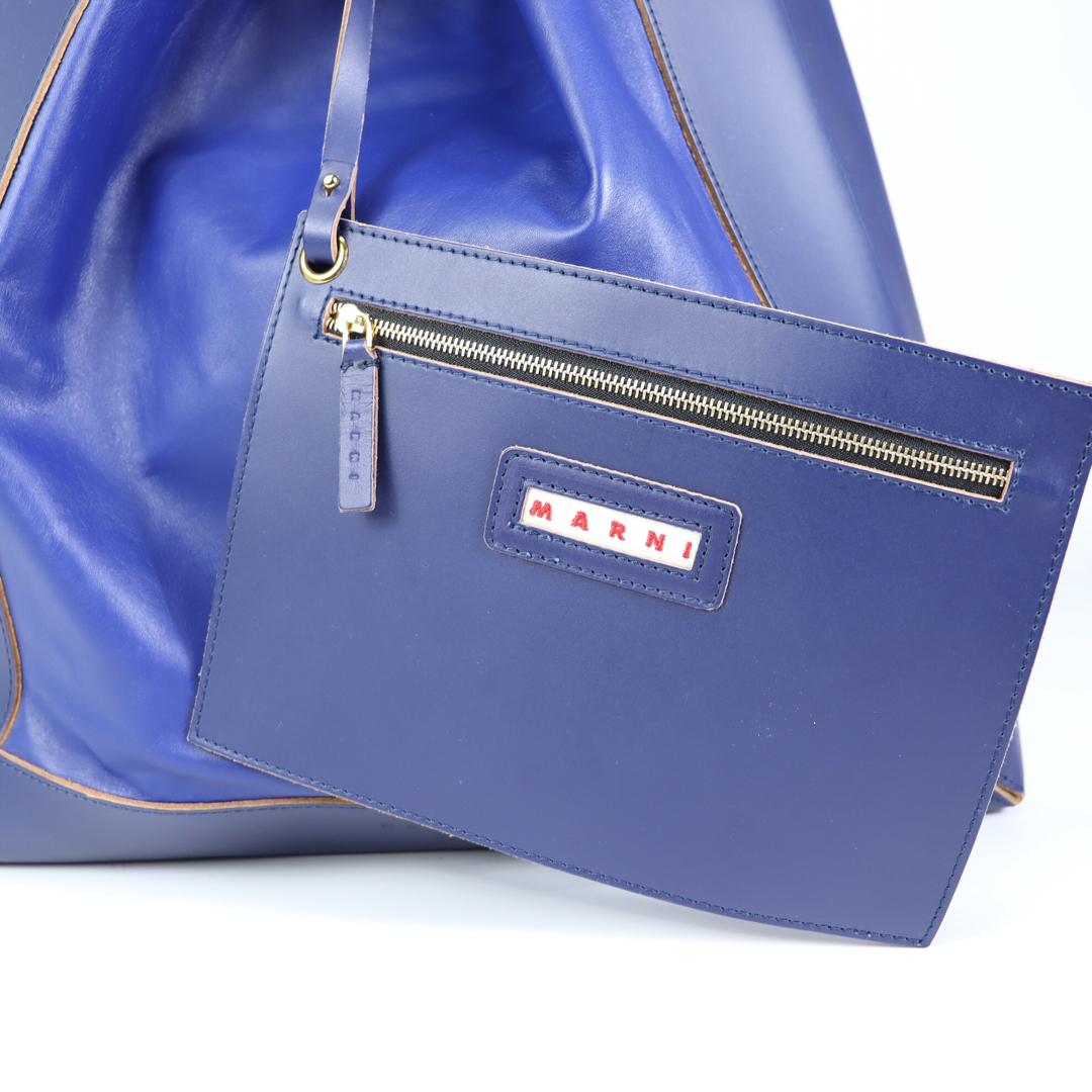 MARNI - 2018 新品 MARNI マルニ 特大 トートバッグ 本革 MARNI - 2018 新品 MARNI マルニ 特大 トートバッグ 本革