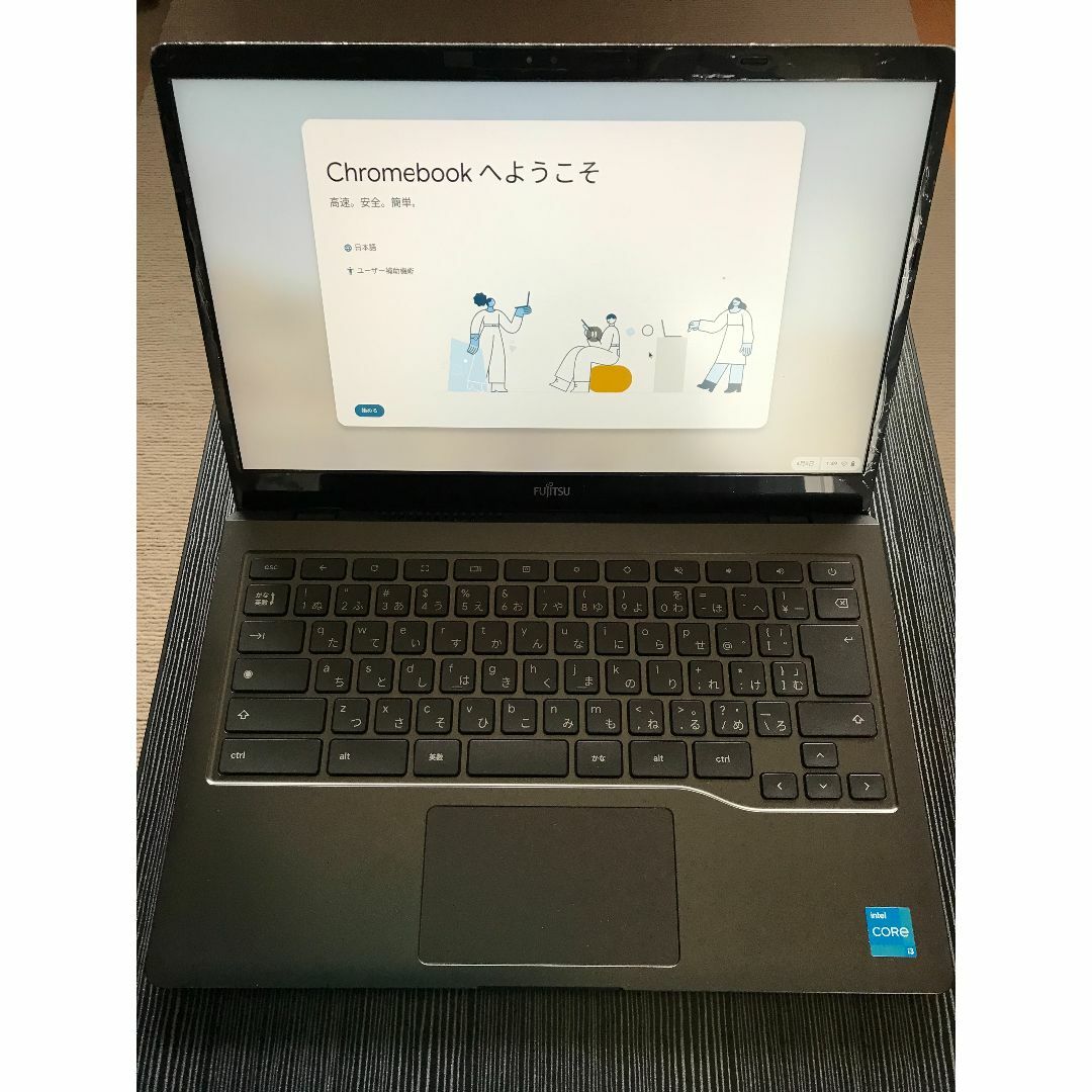 富士通 - クロームブック chromebook 富士通 i3 4GB 64GB 中古品