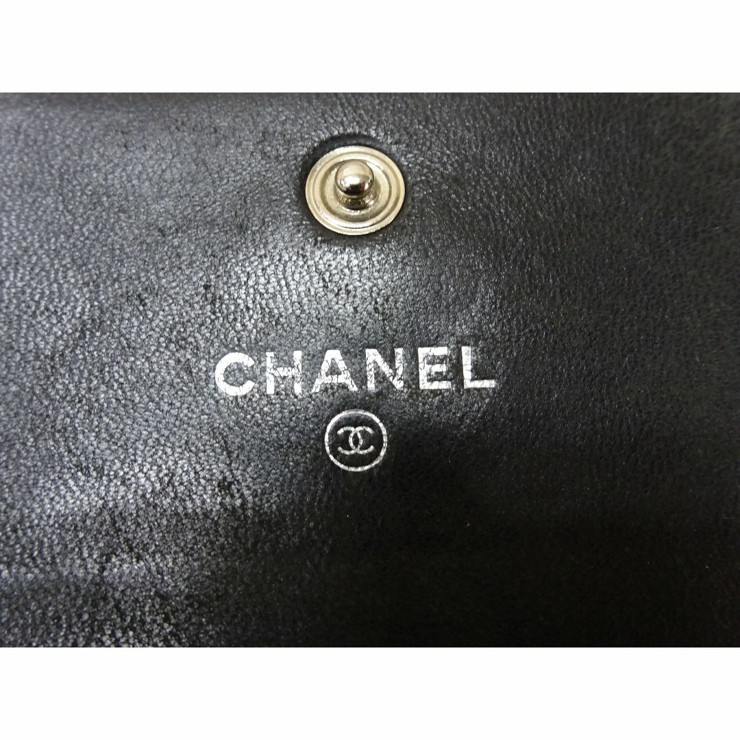 CHANEL(シャネル)のK池085/ CHANEL シャネル 二つ折り レザー 財布  レディースのファッション小物(財布)の商品写真