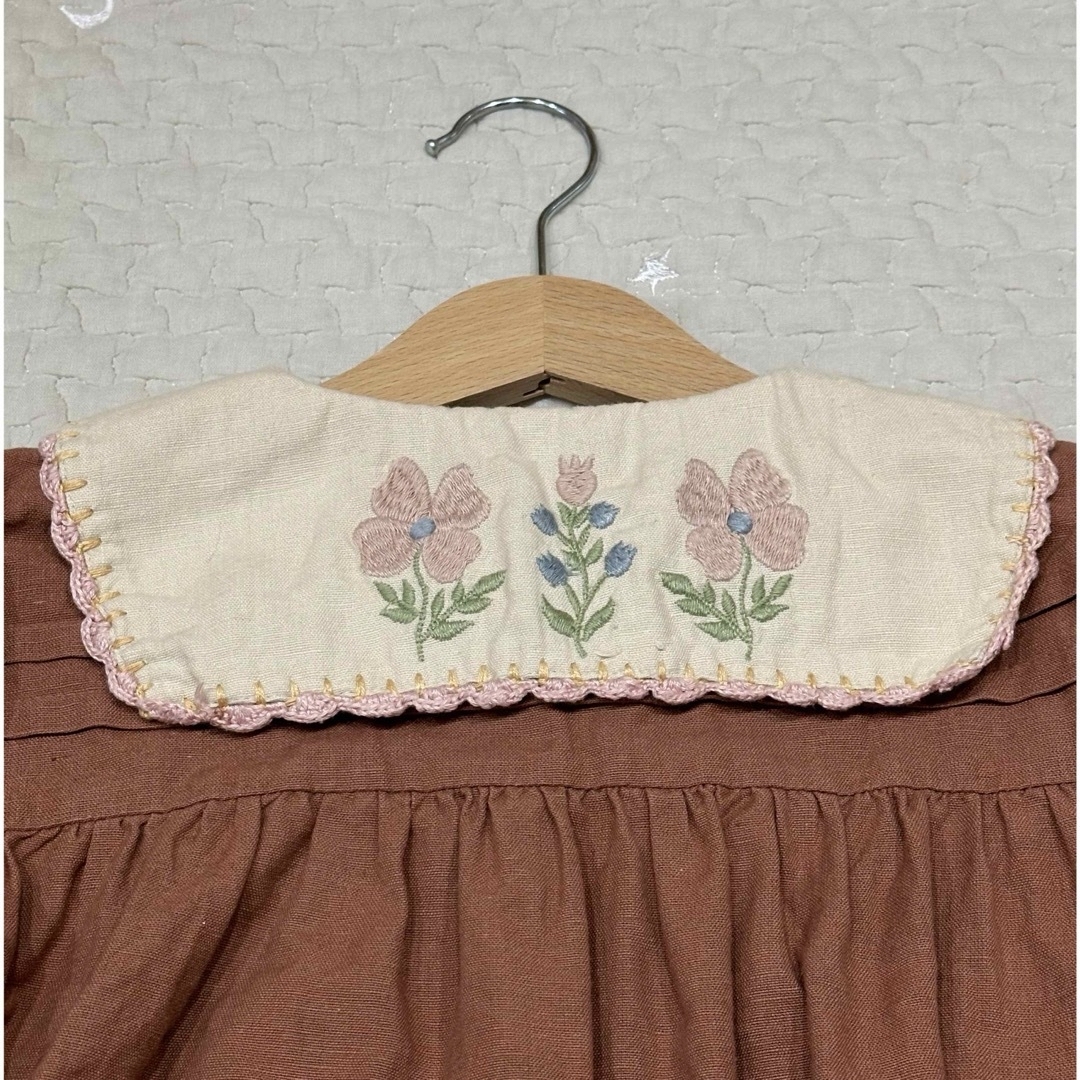 Caramel baby&child (キャラメルベビー&チャイルド)のApolina 刺繍ブラウス　BETTE BLOUSE 3-5y キッズ/ベビー/マタニティのキッズ服女の子用(90cm~)(ブラウス)の商品写真