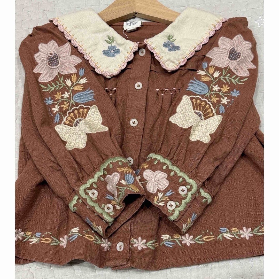 Apolina 刺繍ブラウス BETTE BLOUSE 3-5y Apolina 刺繍ブラウス BETTE BLOUSE 3-5y