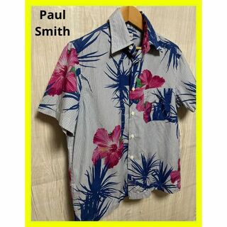 ポールスミス(Paul Smith)のPaul Smith ポールスミス 総柄 シャツ 半袖 サイズS(シャツ)