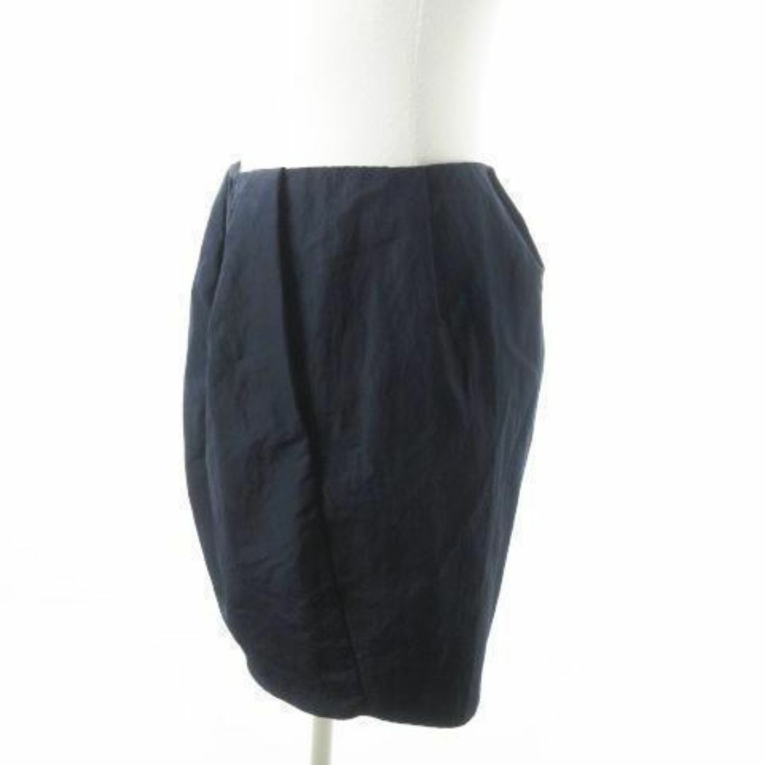 MACPHEE(マカフィー)のマカフィー ミニスカート タイト ナイロン 34 紺 211129AO3A レディースのスカート(ミニスカート)の商品写真