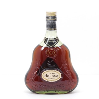 $$ Hennessy ヘネシー コニャック X.O グリーンボトル 金キャップ 40度 700ml 未開栓(ブランデー)