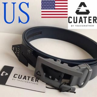 レア新品 CUATER USA メンズ レザーベルト ゴルフ トラビスマシュー(ベルト)