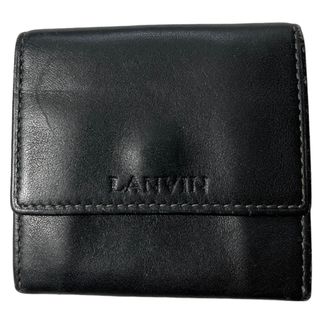 ランバン(LANVIN)のLANVIN ランバン　コインケース　小銭入れ　シンプル　ブラック　黒(コインケース/小銭入れ)