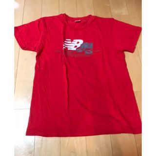 ニューバランス(New Balance)のニューバランス　Tシャツ　レッド　M(Tシャツ(半袖/袖なし))