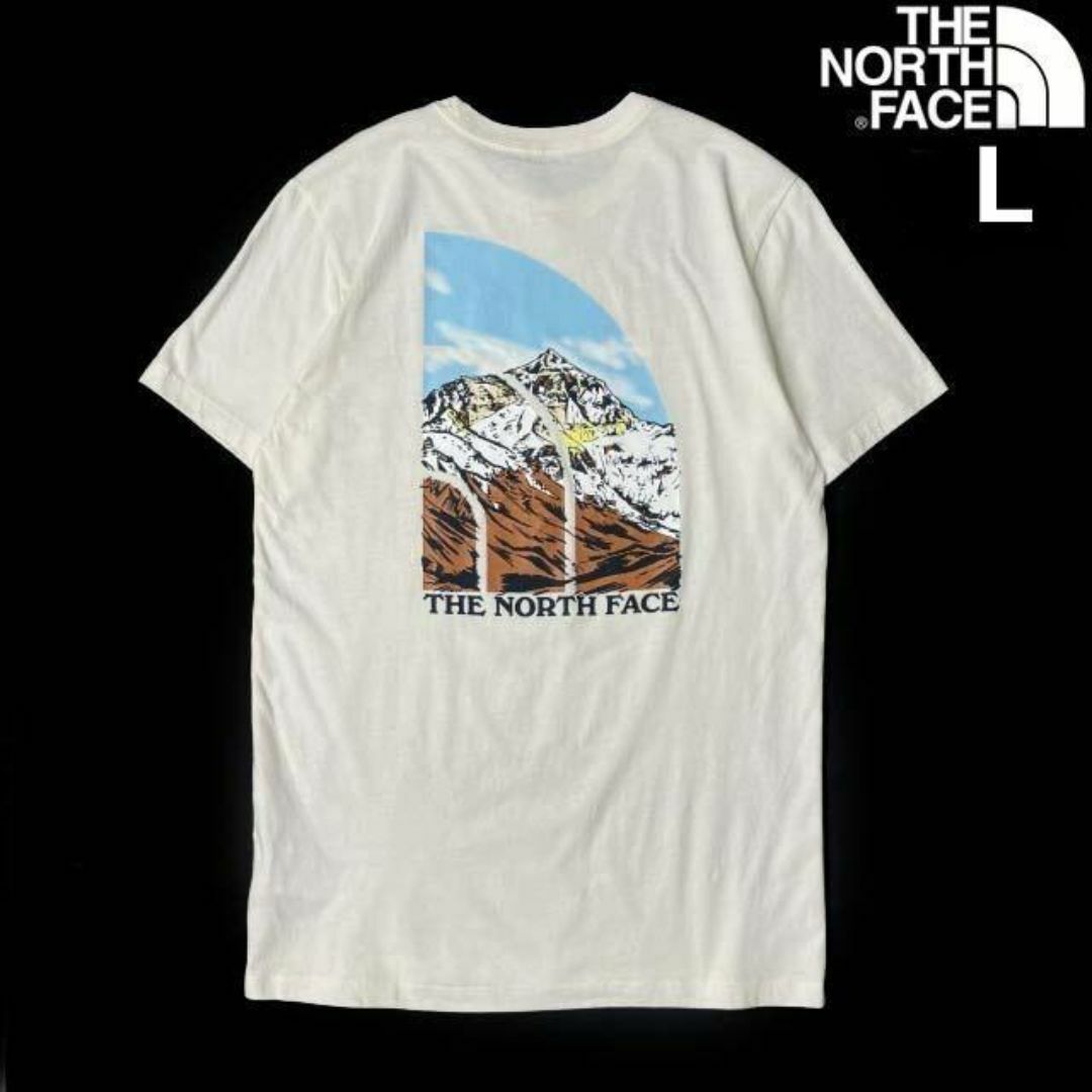 THE NORTH FACE(ザノースフェイス)のノースフェイス 半袖 Tシャツ US限定 グラフィック (L)白 180902 メンズのトップス(Tシャツ/カットソー(半袖/袖なし))の商品写真