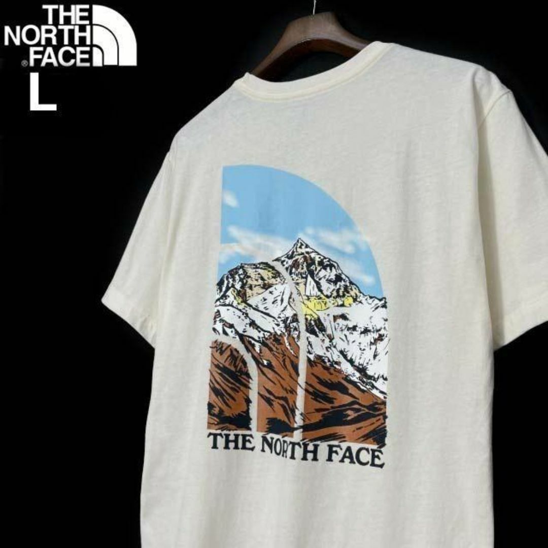 THE NORTH FACE(ザノースフェイス)のノースフェイス 半袖 Tシャツ US限定 グラフィック (L)白 180902 メンズのトップス(Tシャツ/カットソー(半袖/袖なし))の商品写真