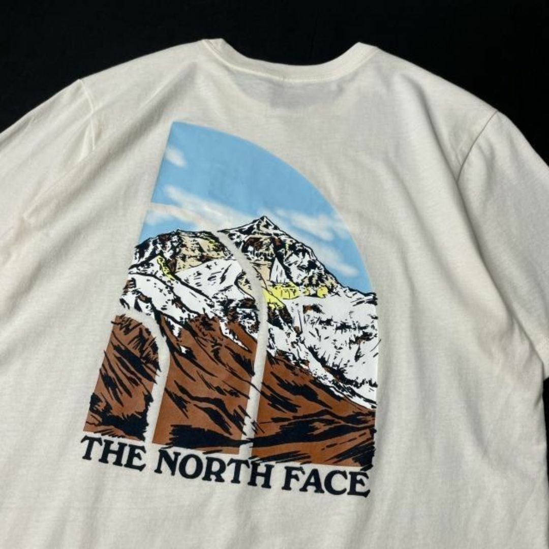 THE NORTH FACE(ザノースフェイス)のノースフェイス 半袖 Tシャツ US限定 グラフィック (L)白 180902 メンズのトップス(Tシャツ/カットソー(半袖/袖なし))の商品写真