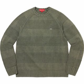 シュプリーム(Supreme)のLサイズ Supreme Small Box Stripe Sweater(ニット/セーター)