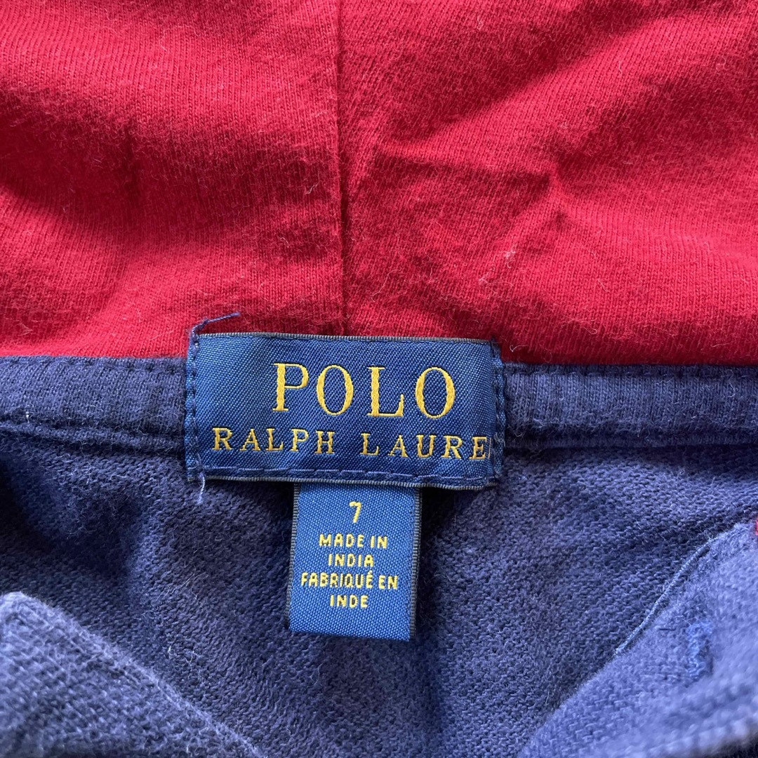 POLO RALPH LAUREN(ポロラルフローレン)のラルフローレンフード付きロンT キッズ/ベビー/マタニティのキッズ服男の子用(90cm~)(Tシャツ/カットソー)の商品写真