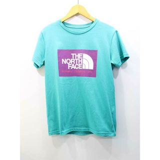 ザノースフェイス(THE NORTH FACE)の【春物新入荷】■THE NORTH FACE/ザノースフェイス■半袖ロゴプリントTシャツ/NTW32040/半袖 グリーン/緑 レディース M【中古】夏 133042(Tシャツ(半袖/袖なし))