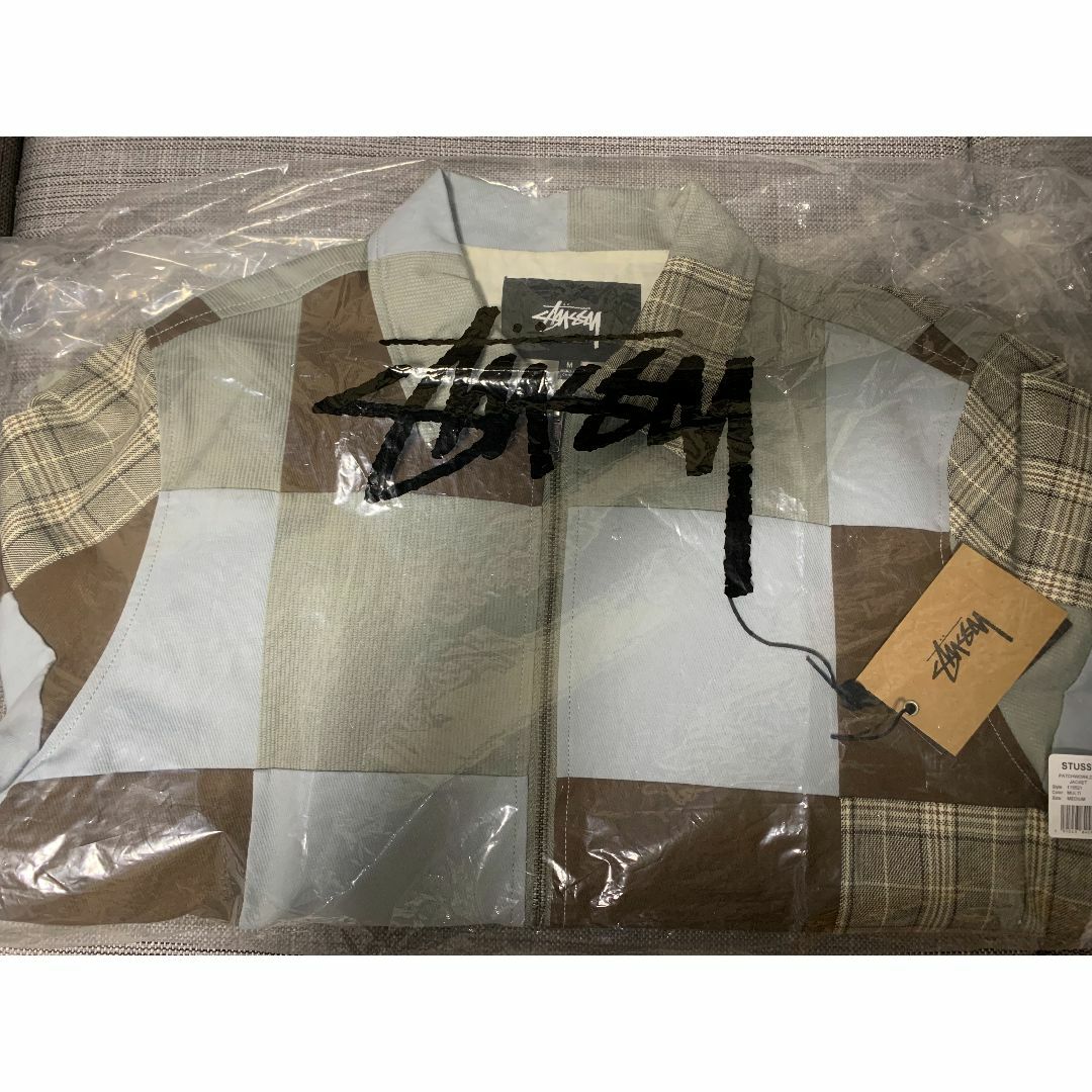 STUSSY(ステューシー)のMサイズ STUSSY PATCHWORK ZIP JACKET メンズのジャケット/アウター(ブルゾン)の商品写真