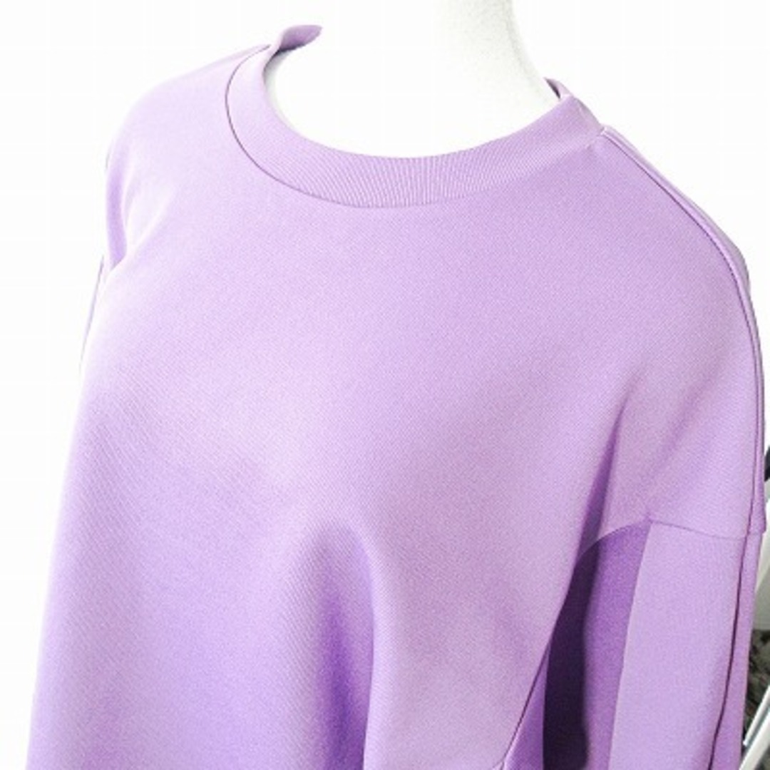 クラネ CLANE セットアップ ロングスカート カットソー 長袖 紫 1 レディースのフォーマル/ドレス(スーツ)の商品写真