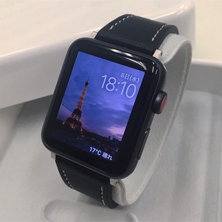 アップルウォッチ(Apple Watch)のAppleWatch本体 アップルウォッチ 42mm 黒 スマートウォッチ(その他)