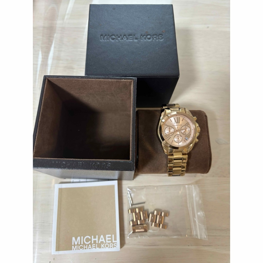 Michael Kors(マイケルコース)のマイケルコース　時計　ピンクゴールド レディースのファッション小物(腕時計)の商品写真