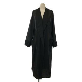 ハイク(HYKE)のHYKE / ハイク | 2021SS | W/P VOILE MEDICAL GOWN ウール ポリエステル ボイル メディカル ガウンコート | 2 | ブラック | レディース(その他)