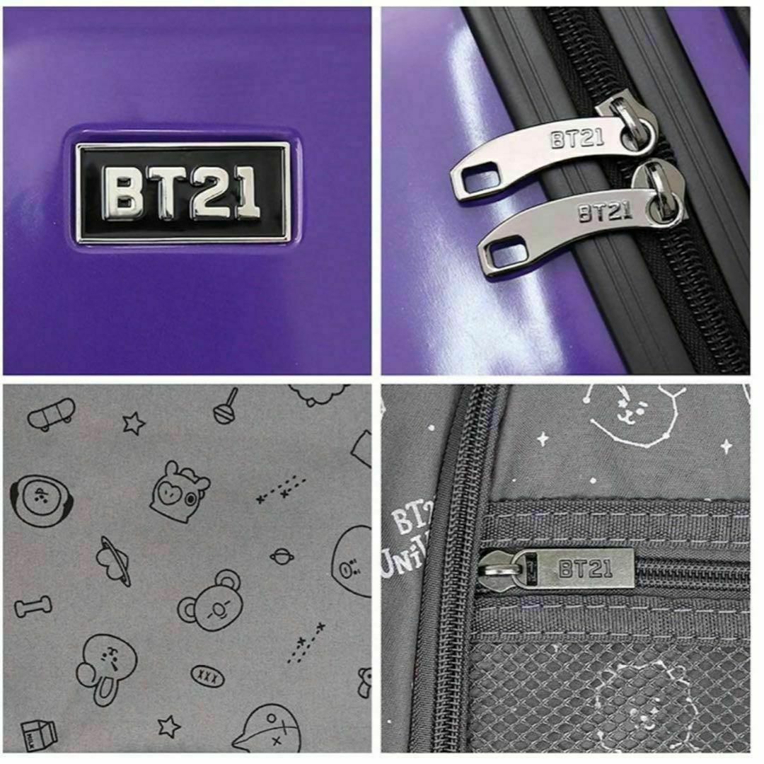 新品未使用 bt21 スーツケース キャリーケースUNV COOKY 24インチ エンタメ/ホビーのタレントグッズ(アイドルグッズ)の商品写真
