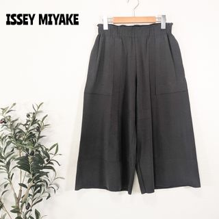 イッセイミヤケ(ISSEY MIYAKE)の★ 2017年 イッセイミヤケ ★ イージーパンツ ワイド クロップドパンツ(クロップドパンツ)