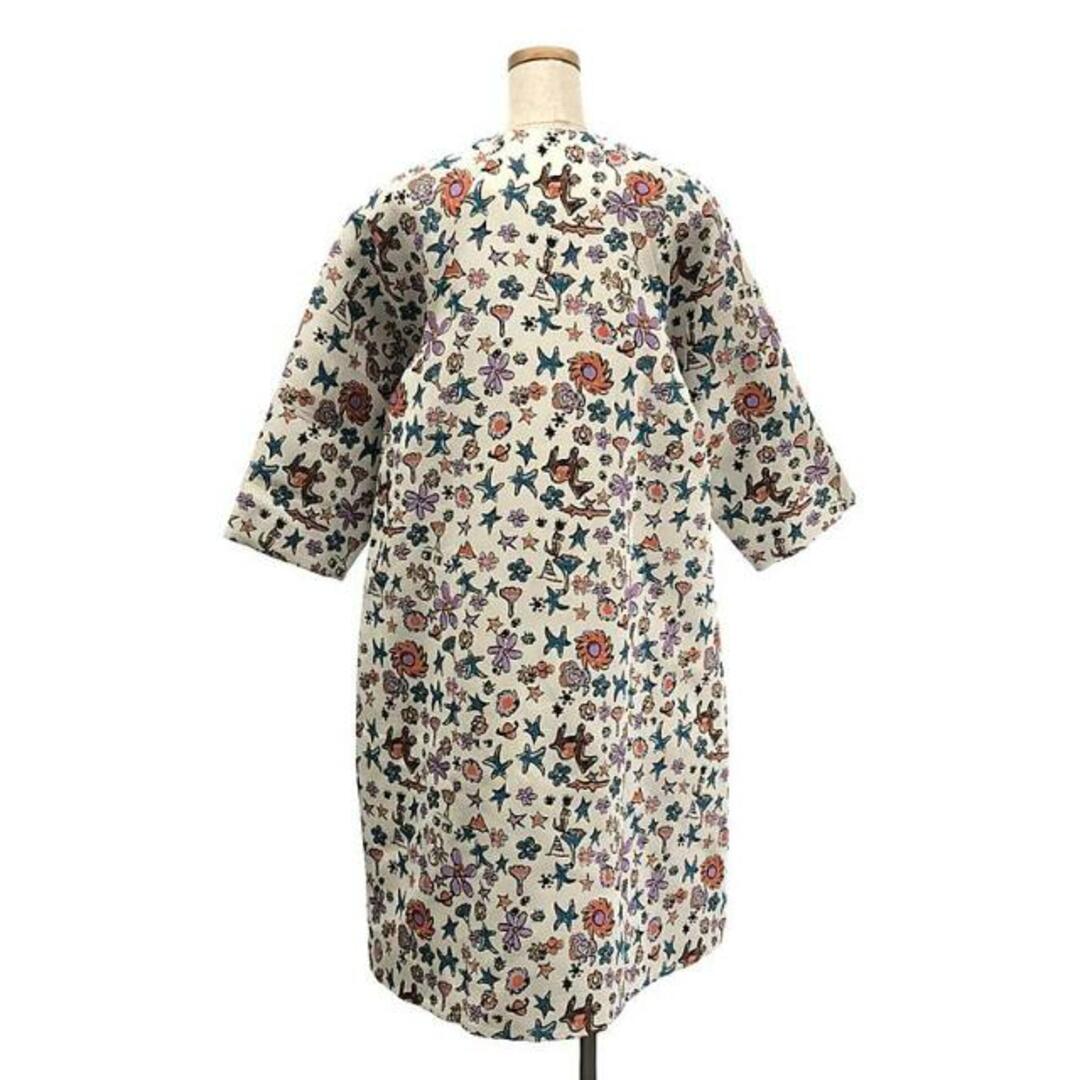 【新品】  tsumori chisato / ツモリチサト | さばくの花ジャガード ノーカラー コート | 2 | マルチカラー | レディース レディースのジャケット/アウター(その他)の商品写真