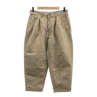 ビームスプラス(BEAMS PLUS)のBEAMS PLUS / ビームスプラス | 2 Pleats Twill / タック チノ トラウザーズパンツ | S | CEMENT | メンズ(その他)