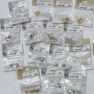 2,510円相当 スワロフスキー 石座 ゴールド(各種パーツ)