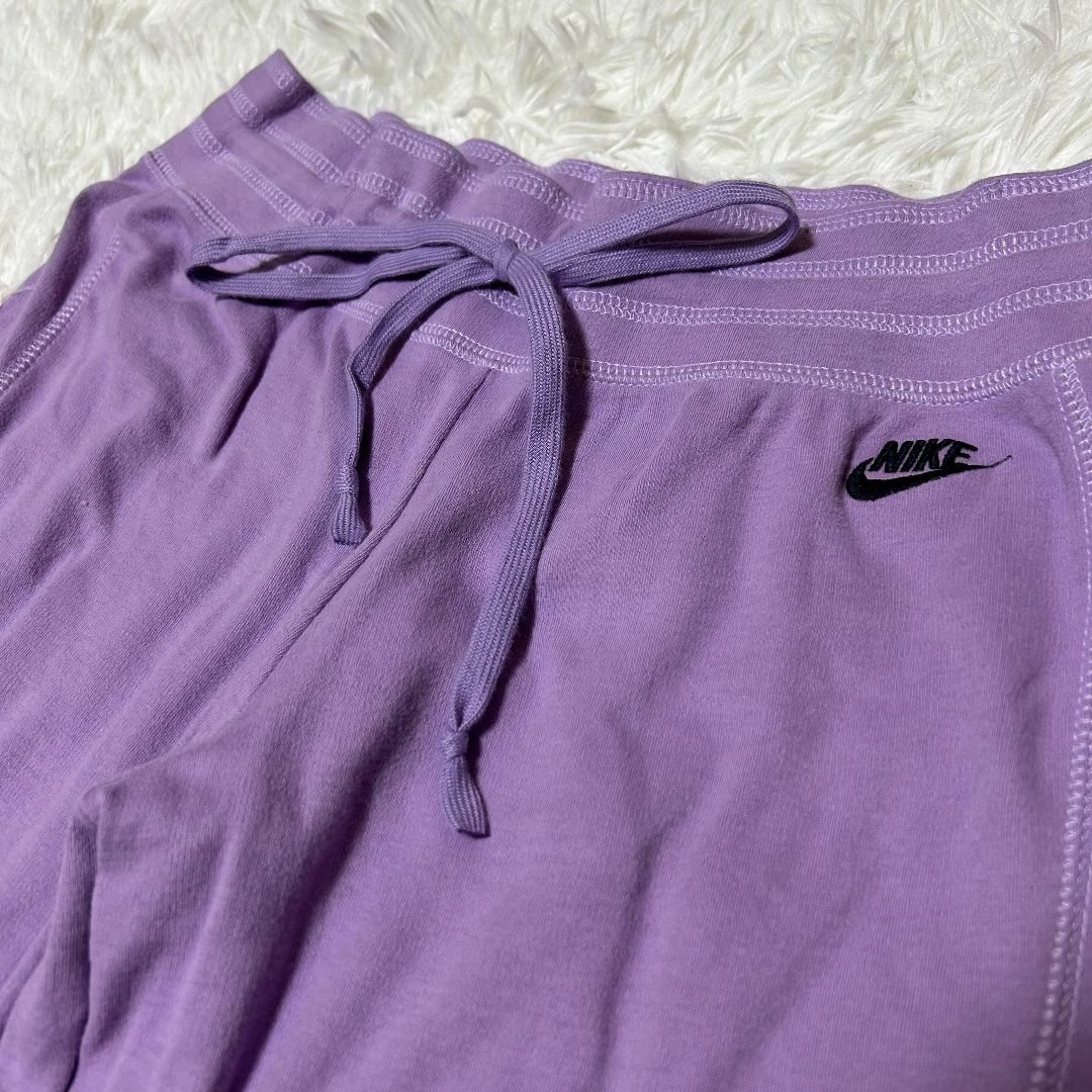 NIKE(ナイキ)の【超美品】ナイキ その他 M スウェットパンツ 7部丈 パープル ✓3283 レディースのパンツ(その他)の商品写真