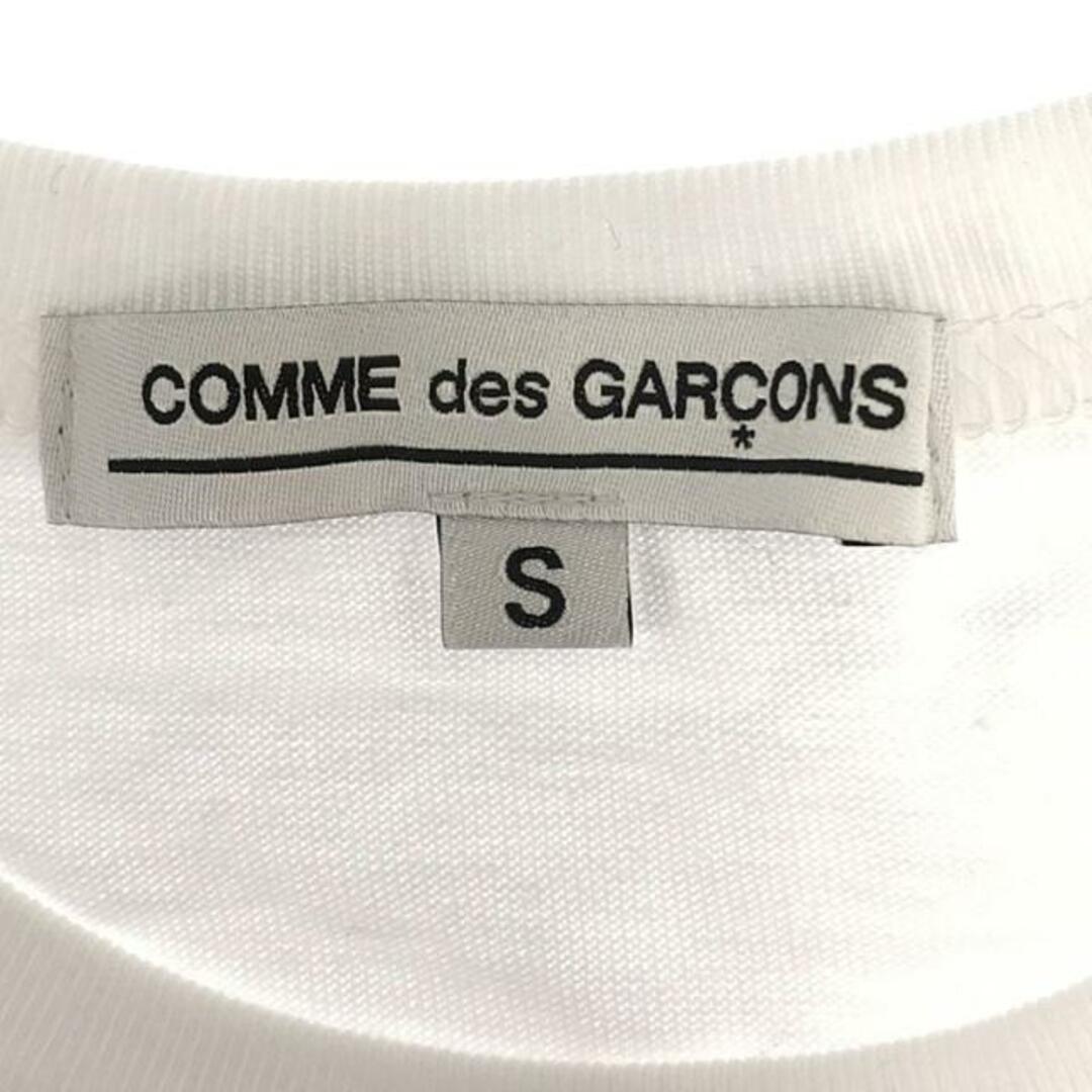 COMME des GARCONS(コムデギャルソン)の【美品】  COMME des GARCONS / コムデギャルソン | 2019AW | MYSTERY プリントTシャツ | S | ホワイト/レッド | レディース レディースのトップス(Tシャツ(半袖/袖なし))の商品写真