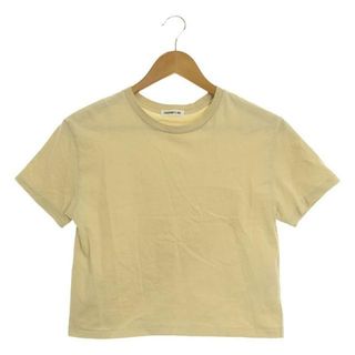 エーピーストゥディオ(AP STUDIO)のAP STUDIO / エーピーストゥディオ | 2023SS | Cropped T-shirt Tシャツ | F | YELLOW | レディース(Tシャツ(半袖/袖なし))