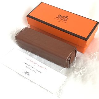 エルメス(Hermes)のエルメス ヴィンテージ　ミラー付き マグネット付ケース リップケース 小物入れ(ポーチ)