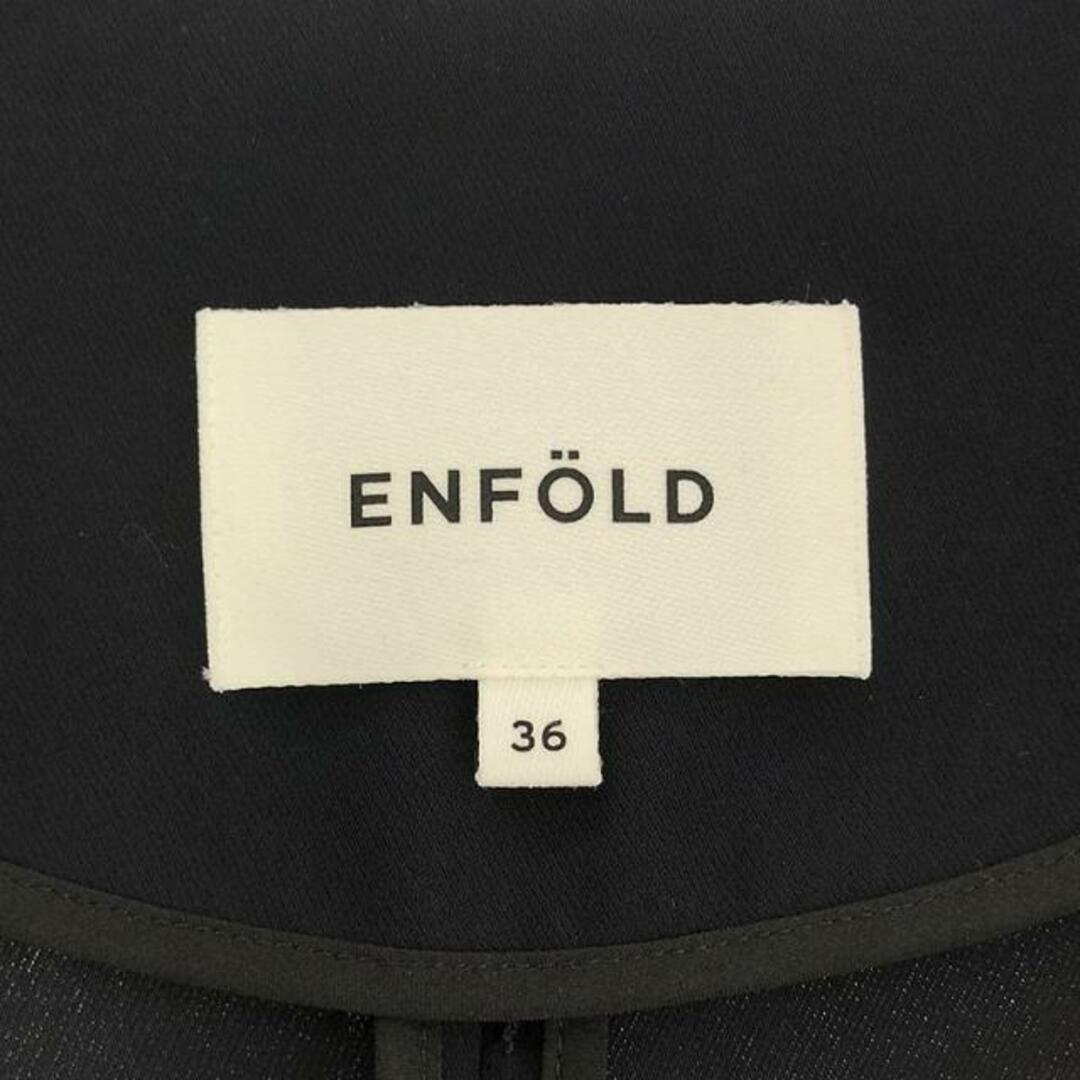 ENFOLD(エンフォルド)のENFOLD / エンフォルド | 2024SS | ASYMMETRY-JACKET ジャケット | 36 | ネイビー | レディース レディースのジャケット/アウター(その他)の商品写真