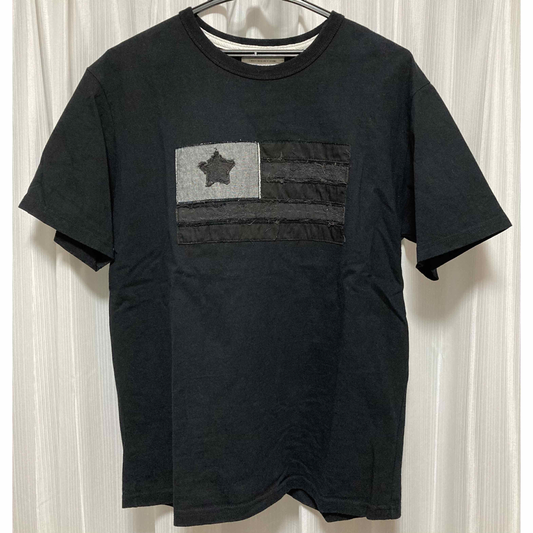 URBAN RESEARCH DOORS(アーバンリサーチドアーズ)のアーバンリサーチドアーズ　半袖 Tシャツ Lサイズ　ブラック 黒　カジュアル メンズのトップス(Tシャツ/カットソー(半袖/袖なし))の商品写真