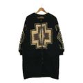 ​SLOBE IENA / スローブイエナ | 2022AW | PENDLETON  Boa Zip Crewneck Longカーディガン | F | ブラック/ベージュ | レディース