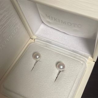 ミキモト(MIKIMOTO)の【超美品】ミキモト大玉パールイヤリングk18 8.7-8.8mm(イヤリング)