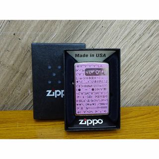 ジッポー(ZIPPO)のK渋115/ ZIPPO 顔文字 ライター ピンク (タバコグッズ)