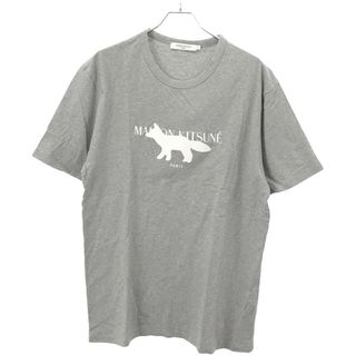 メゾンキツネ(MAISON KITSUNE')のMAISON KITSUNE メゾンキツネ フォックススタンプ クラシックTシャツ IM00153KJ0008 グレー XL(Tシャツ/カットソー(半袖/袖なし))