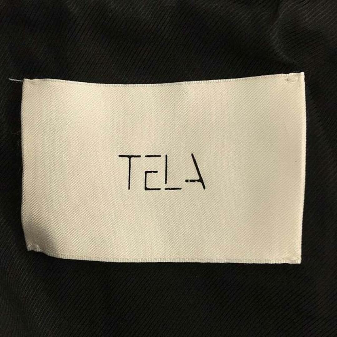 TELA(テラ)のTELA / テラ | ダブルテーラードジャケット | 42 | ブラック | レディース レディースのジャケット/アウター(その他)の商品写真