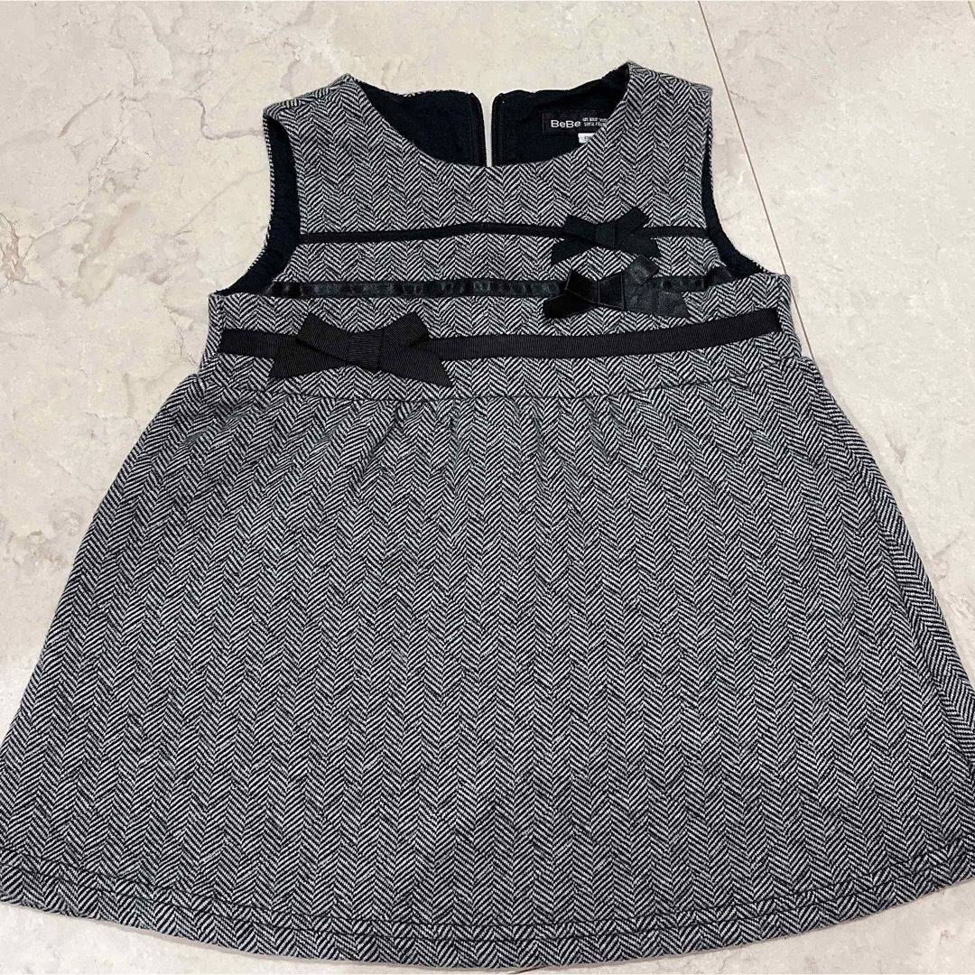 BeBe(ベベ)のBeBe ワンピース　90 キッズ/ベビー/マタニティのキッズ服女の子用(90cm~)(ワンピース)の商品写真