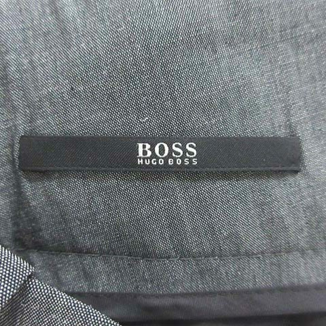 HUGO BOSS(ヒューゴボス)のヒューゴボス スラックスパンツ ロング ウール 36 黒 ブラック ■MO メンズのパンツ(スラックス)の商品写真