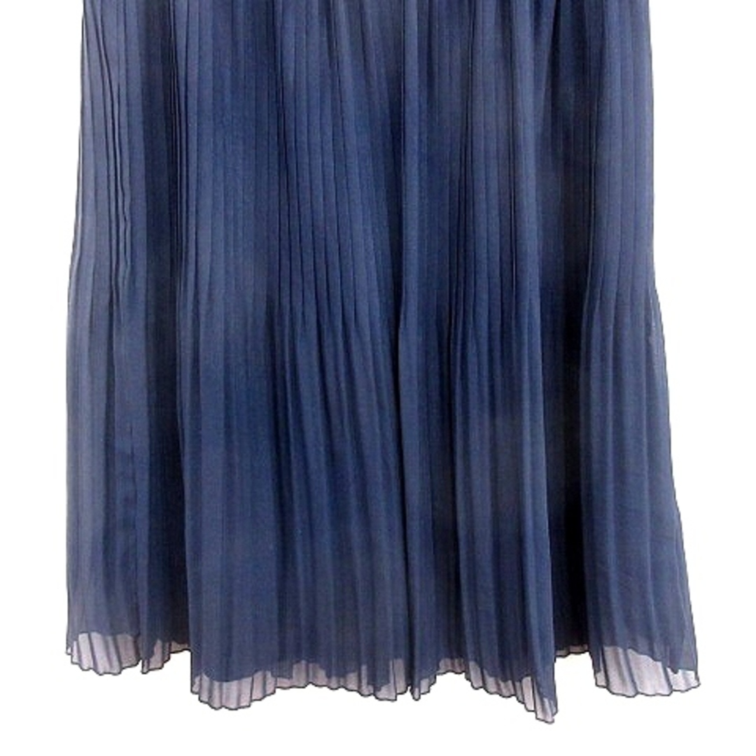 anySiS(エニィスィス)のエニィスィス エニシス anySiS スカート プリーツ ひざ丈 2 紺 レディースのスカート(ひざ丈スカート)の商品写真