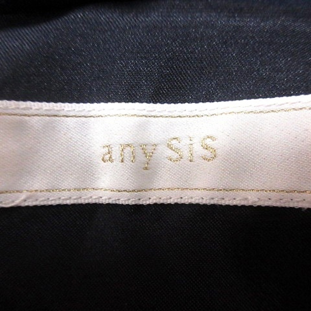 anySiS(エニィスィス)のエニィスィス エニシス anySiS スカート プリーツ ひざ丈 2 紺 レディースのスカート(ひざ丈スカート)の商品写真