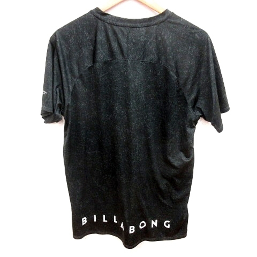 billabong(ビラボン)のビラボン BILLABONG カットソー Uネック 半袖 総柄 L 黒  メンズのトップス(Tシャツ/カットソー(半袖/袖なし))の商品写真